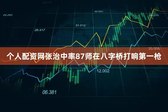 个人配资网张治中率87师在八字桥打响第一枪
